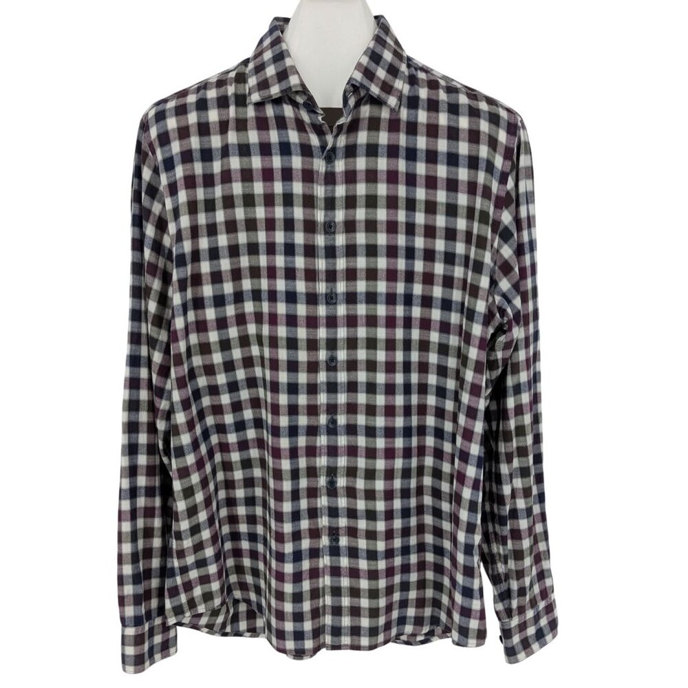 Rodd & Gunn Check Plaid Button Up Sports Fit Heritage Preppy Office Size XL